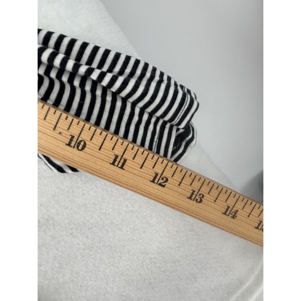 Calvin Klein Performance 1X Black & Wht Striped 3/4 Sleeves Activewear - Picture 5 of 9